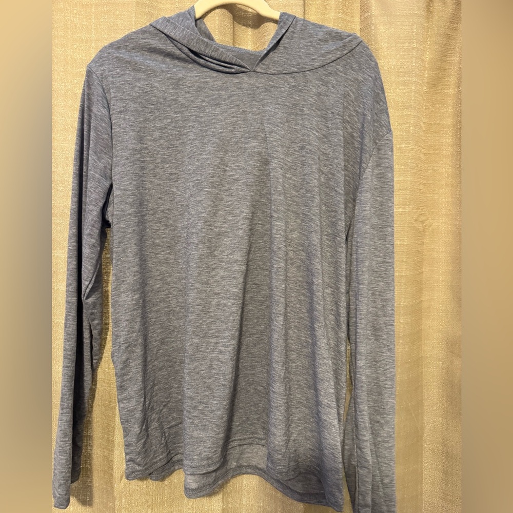 Gray Long Sleeve Hoodie 2XL